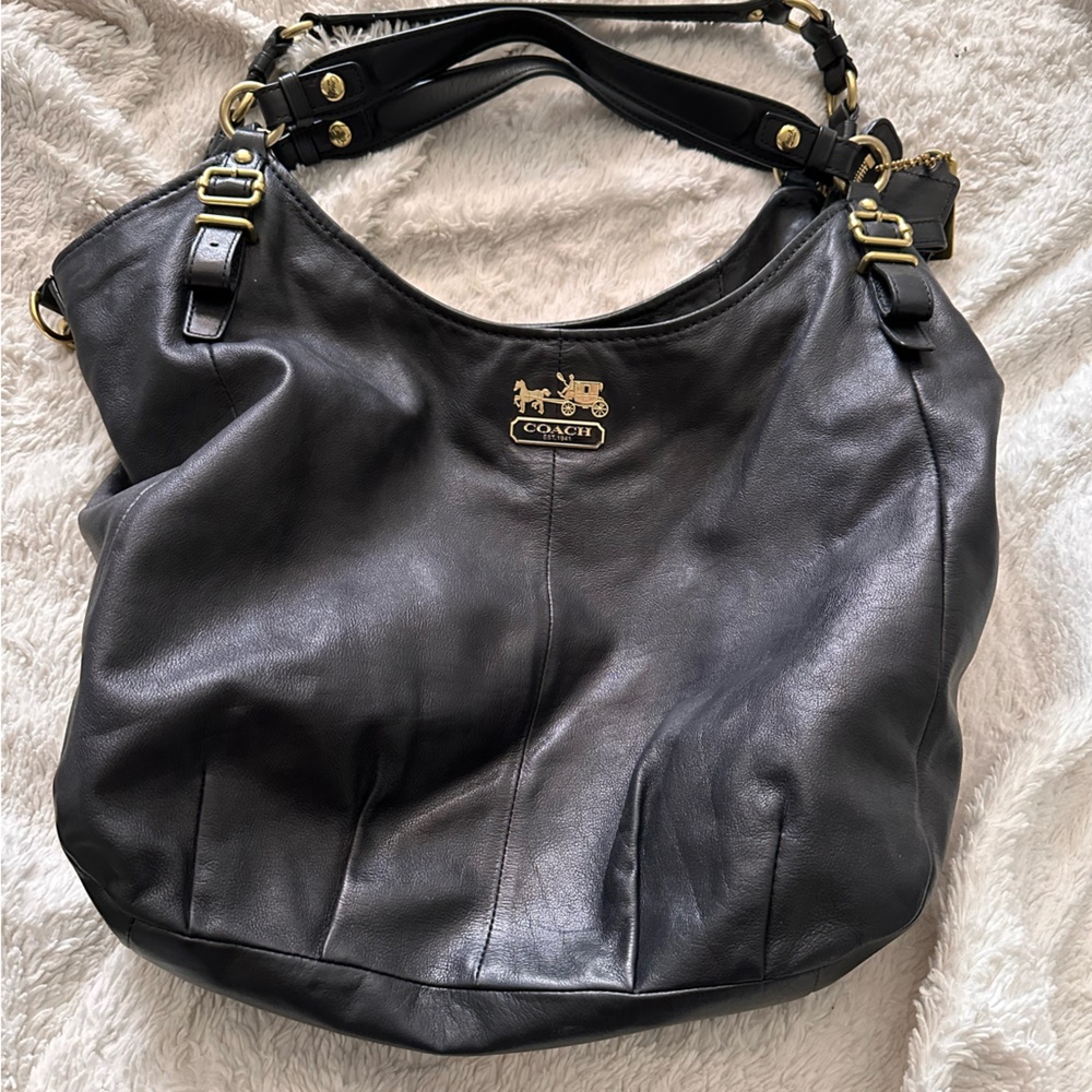 Black Coach shoulder bag